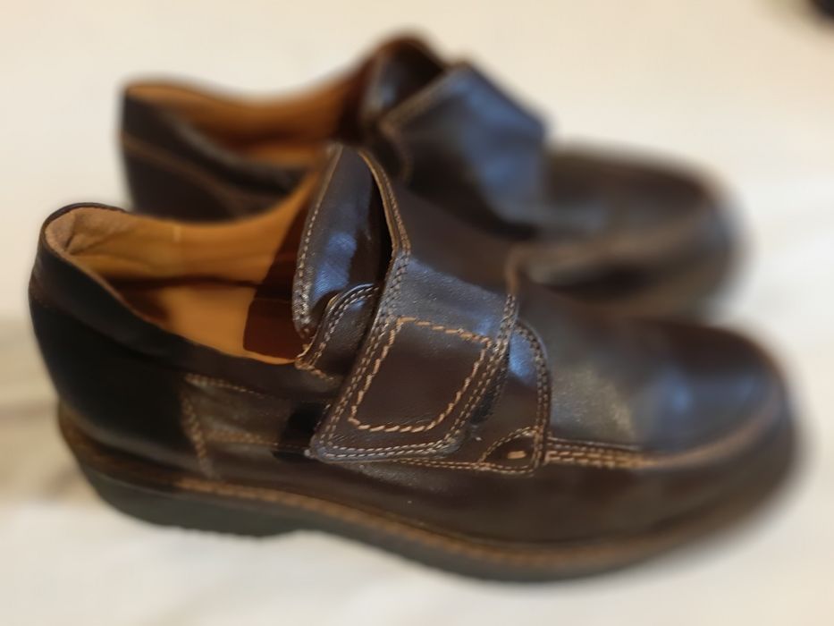 Mokasyny masywne  brązowe  MASTER plus