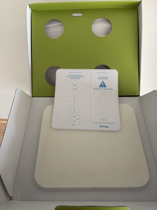 Withings Smart Kid Scale - Waga Do Ważenia Niemowląt I Dzieci