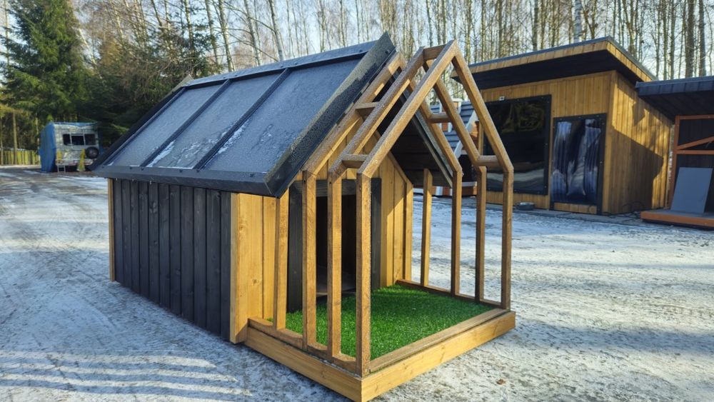 Ocieplana buda dla psa stodoła Noanzo.pl