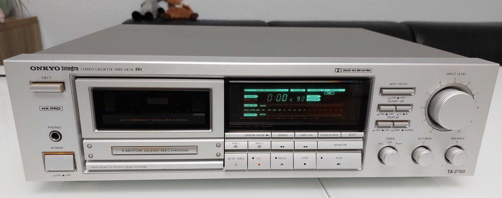 Кассетная дека Onkyo TA-2760 (Прямой тракт, Дуалкапстан 1990-91)