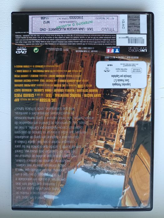 DVD táxi uma viagem alucinante