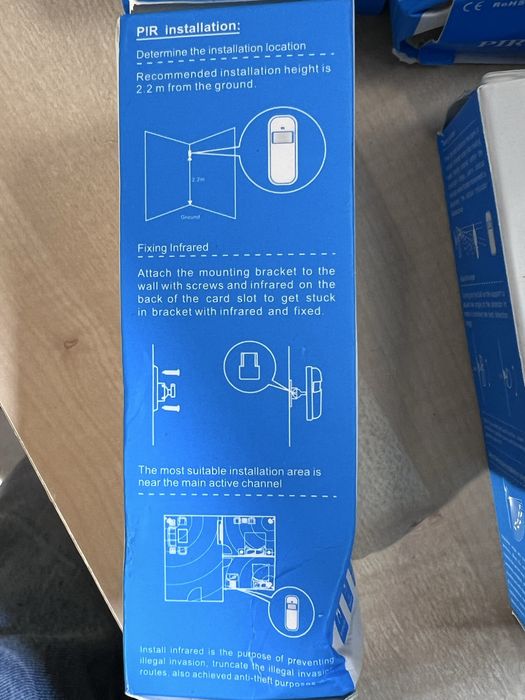 Set of 4 PIR Motion Detectors - NEW64729890056321124