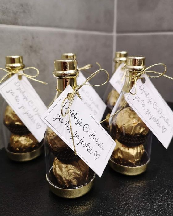 Podziękowanie dla gości Ferrero Rocher Haribo z winietką