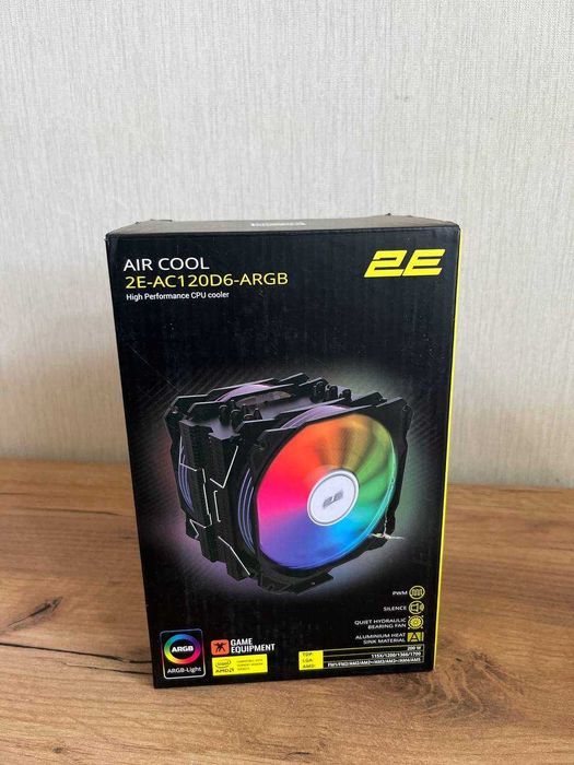 Процесорний кулер 2E Gaming Air Cool AC120D6-ARGB