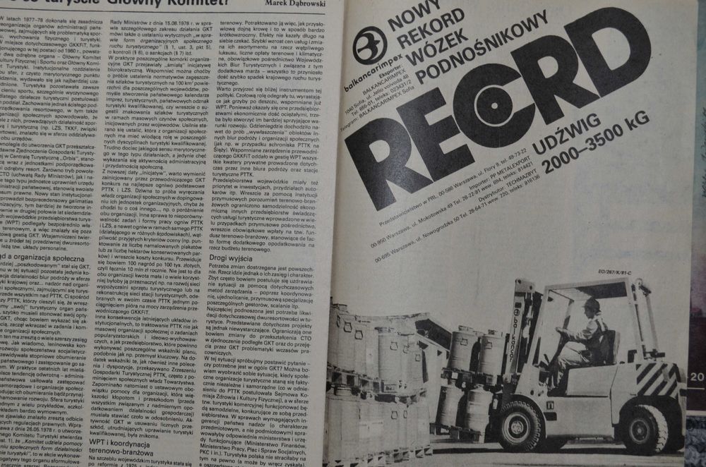 Przegląd techniczny czasopismo 1981 rok