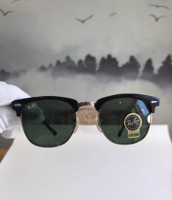 Okulary przeciwsłoneczne Ray-Ban Clubmaster, oryginalnej jakości / 2