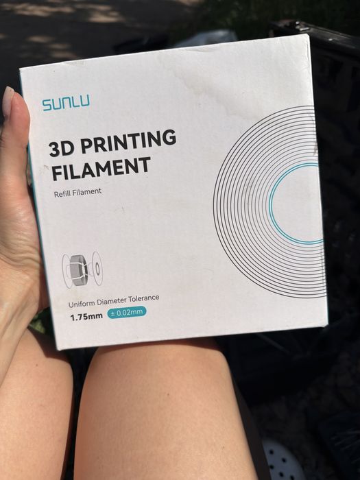 3D пластик SUNLU PETG Refill 1.75 mm Forest Green (новий, 1 кг)