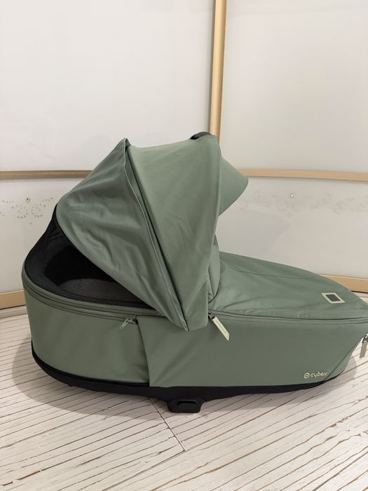 Коляска 2 В 1 Cybex Priam Leaf Green, Шасі Rosegold