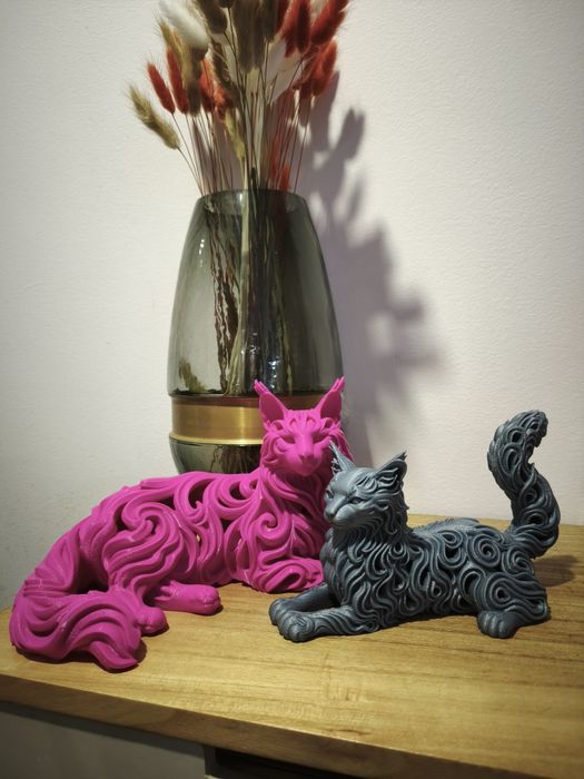 Estátua Maine Coon