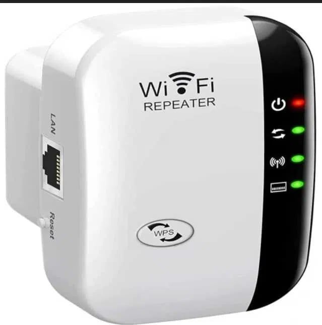 Wzmacniacz sygnału Sieci WIFI mocny zasięg 300mb/s+kabel lan