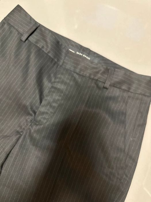 Zara spodnie w tenisowy prążek S
