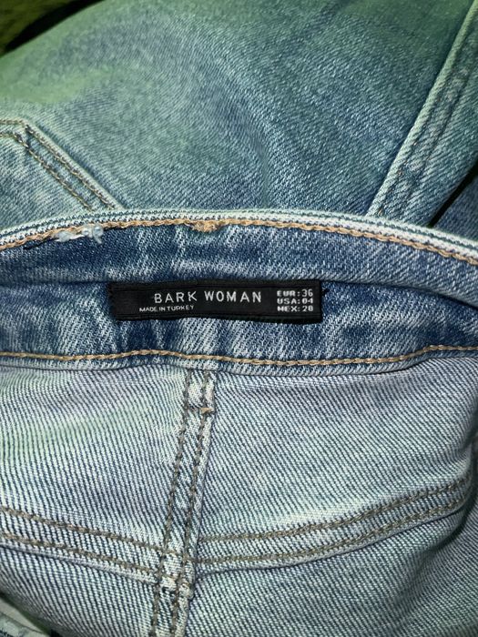 Джинсова міні-юбка