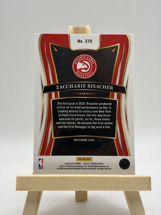Zaccharie Risacher Rookie Select NBA #379