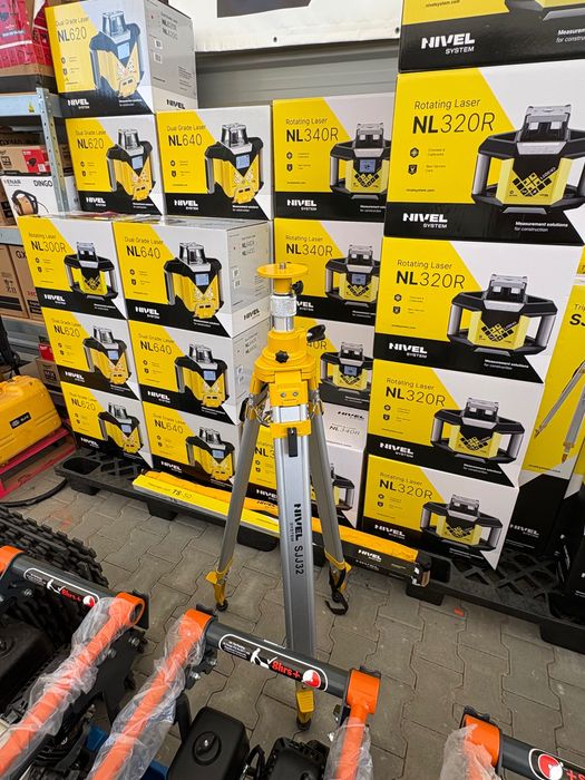 Nivel System Niwelator laserowy NL 640 R lata statyw RD 600 Nowy fv + Dalmierz HDM Little Friend