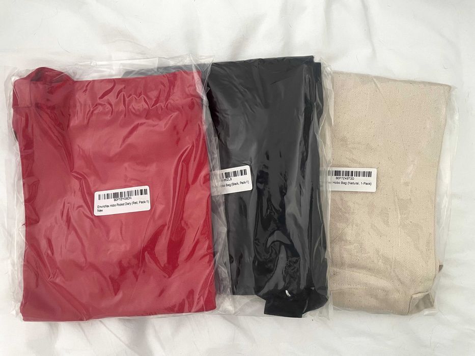 Lote de 55 sacos de pano NOVOS - totebags com alça ajustável