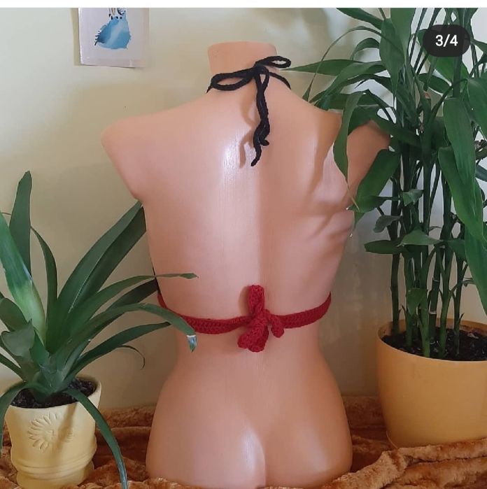 Czerwony top bikini