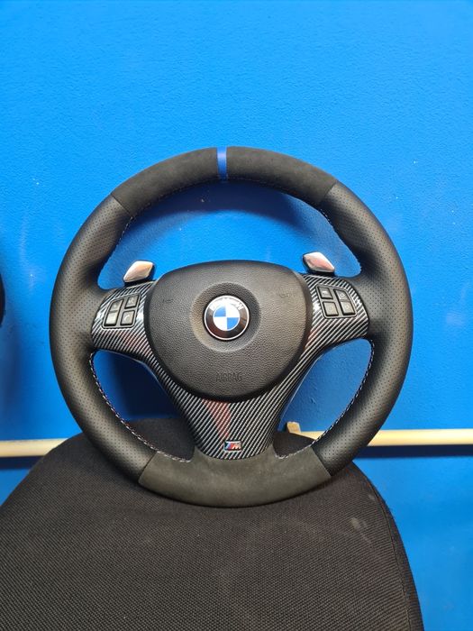 Volante pack M personalizado com patilhas bmw serie 1/3 Esmeriz E