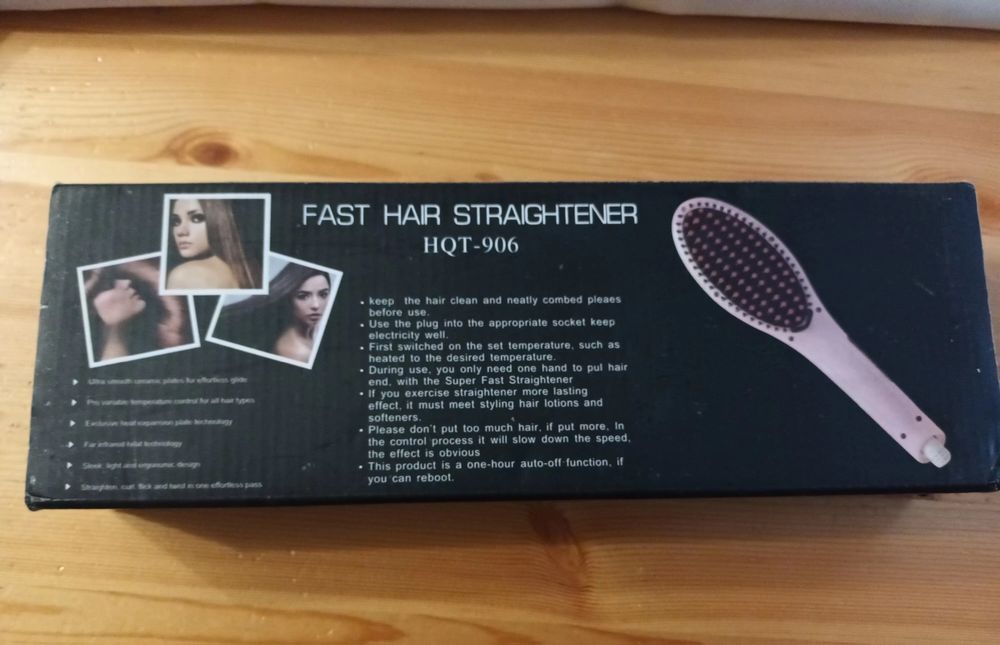 Mocna szczotka prostująca 2w1