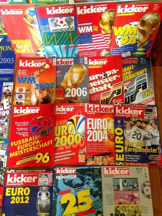 Футбольные журналы Kicker. Коллекция Спецвыпусков.: 61 500 грн