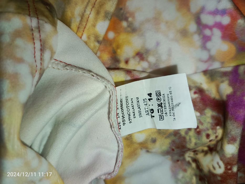 Sukienka czerwona welurowa święta jednorożec