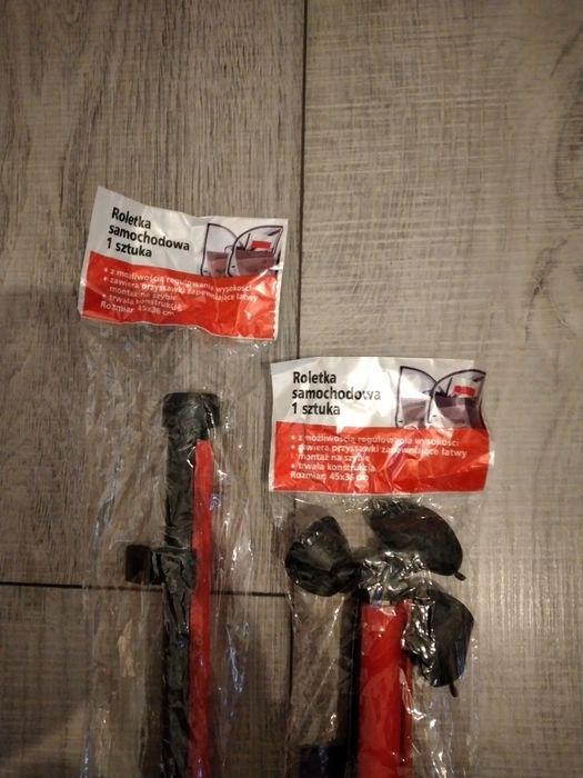 Roletki samochodowe 2sztuki NOWE