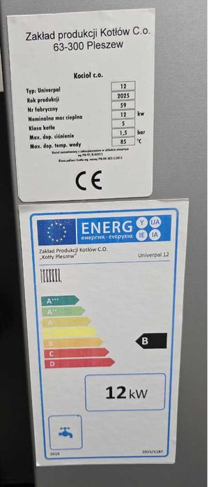 PIEC na DREWNO KOCIOŁ CO WĘGIEL 12KW piece kotły tradycyjne węglowy