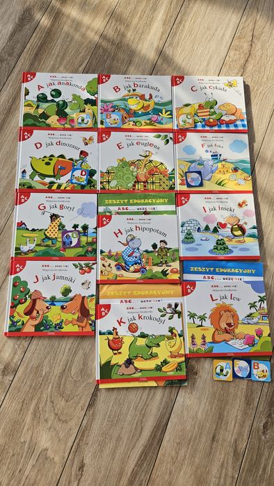 ABC Uczę się 12 książek od A do L