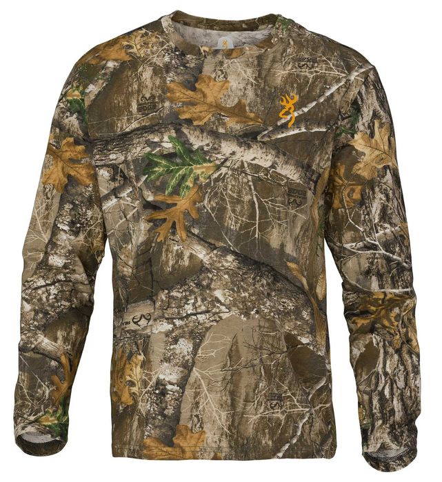 Футболка камуфляжна з довгим рукавом Browning Wasatch Long Sleeve