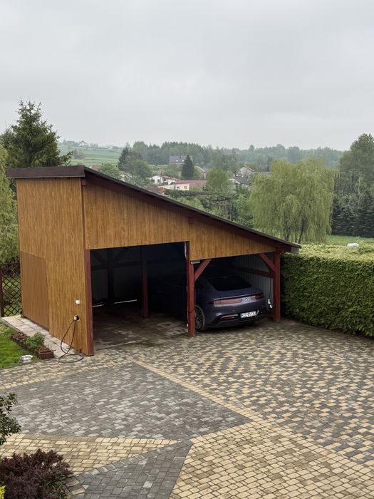 Wiata garaż konstrukcja