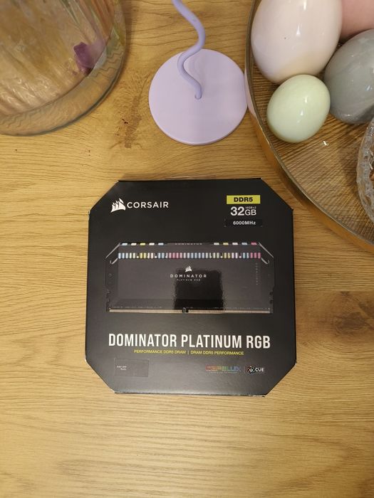 Corsair Dominator Platinum RGB DDR5 32GB (2x16) 6000MHz CL36 XMP –NOWE