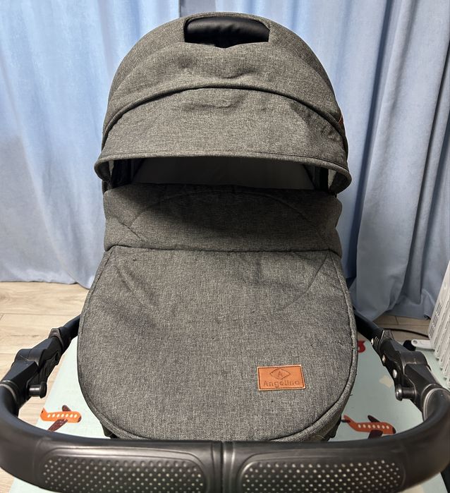 Універсальна коляска 2 в 1 - Angelina Discovery Evolution (Сірий)