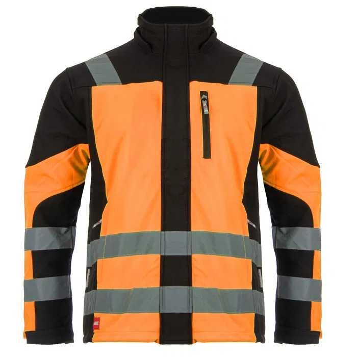 Kurtka Robocza z Pasami do Pracy Softshell Nieprzemakalna