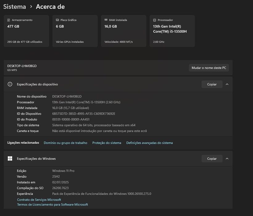 Setup gamer impecável