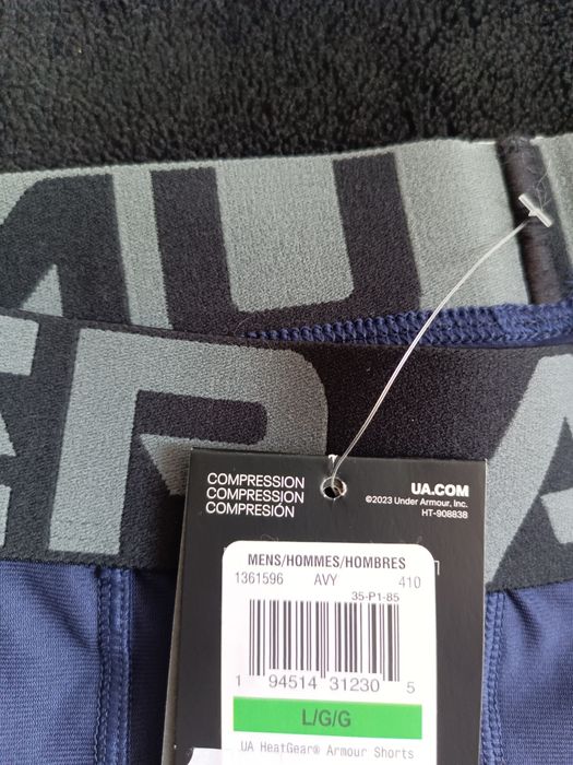 Lajkry legginsy termoaktywne męskie under armour rozmiar L