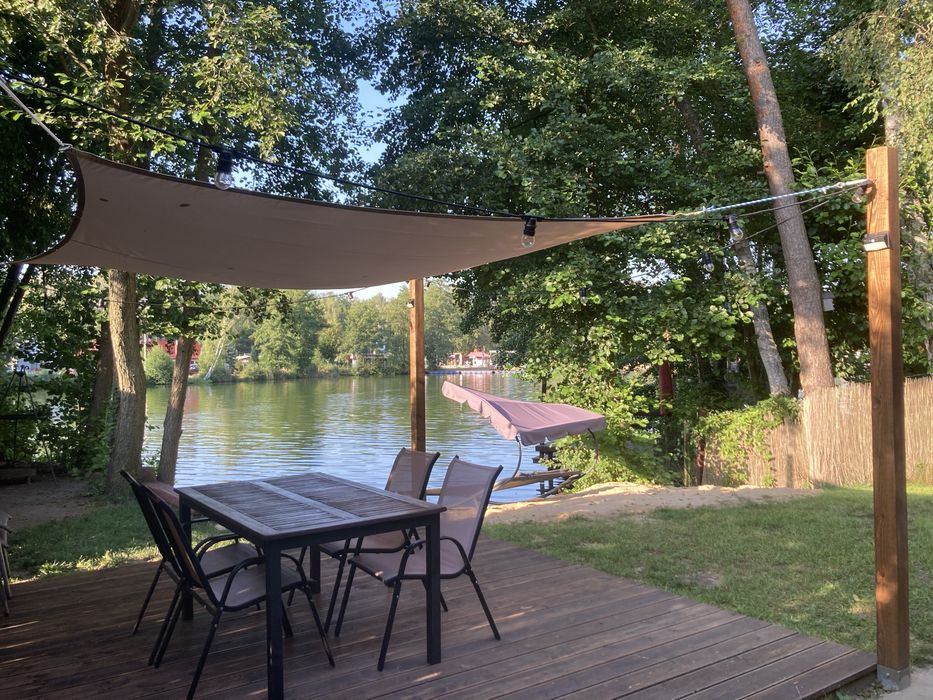 Domek przy wodzie, wędkowanie Rokitki