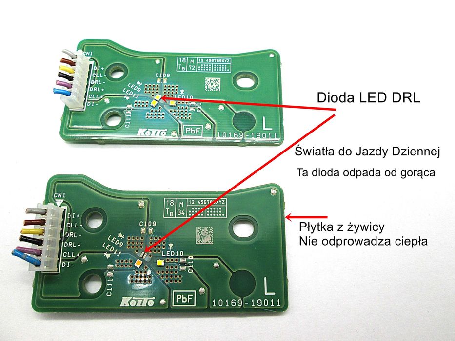 Nissan Qashqai II Full Led Moduł sterownik płytka  LED DRL