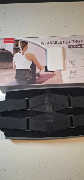 Comfytemp Masaż wibracyjny pas rozgrzewający na bóle pleców.