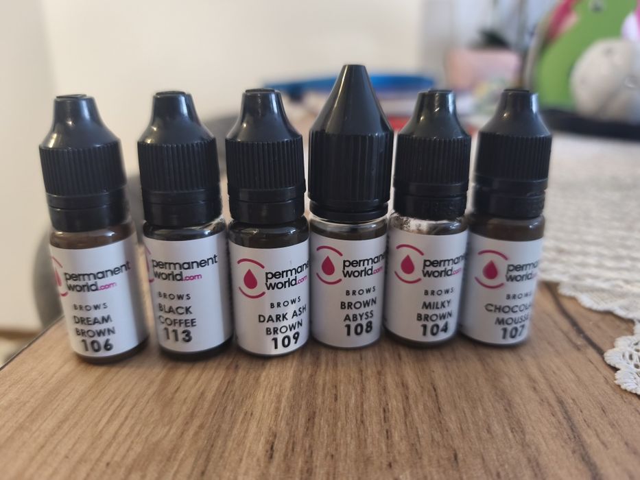 Nowe barwniki do makijażu permanentnego