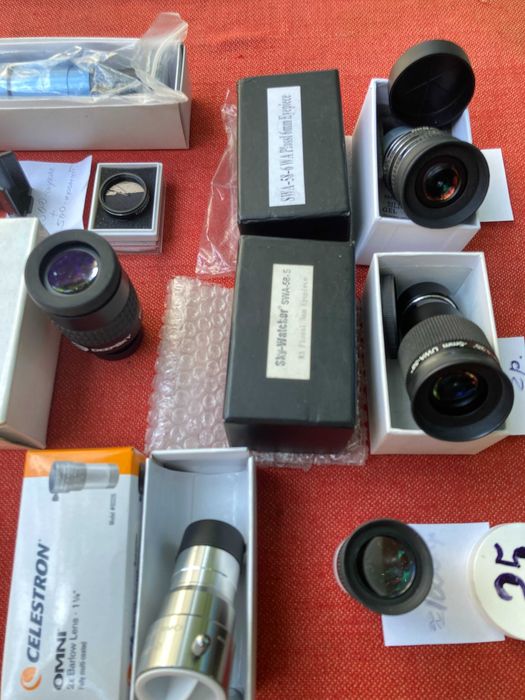 Астрономічний телескоп - ОКУЛЯРИ