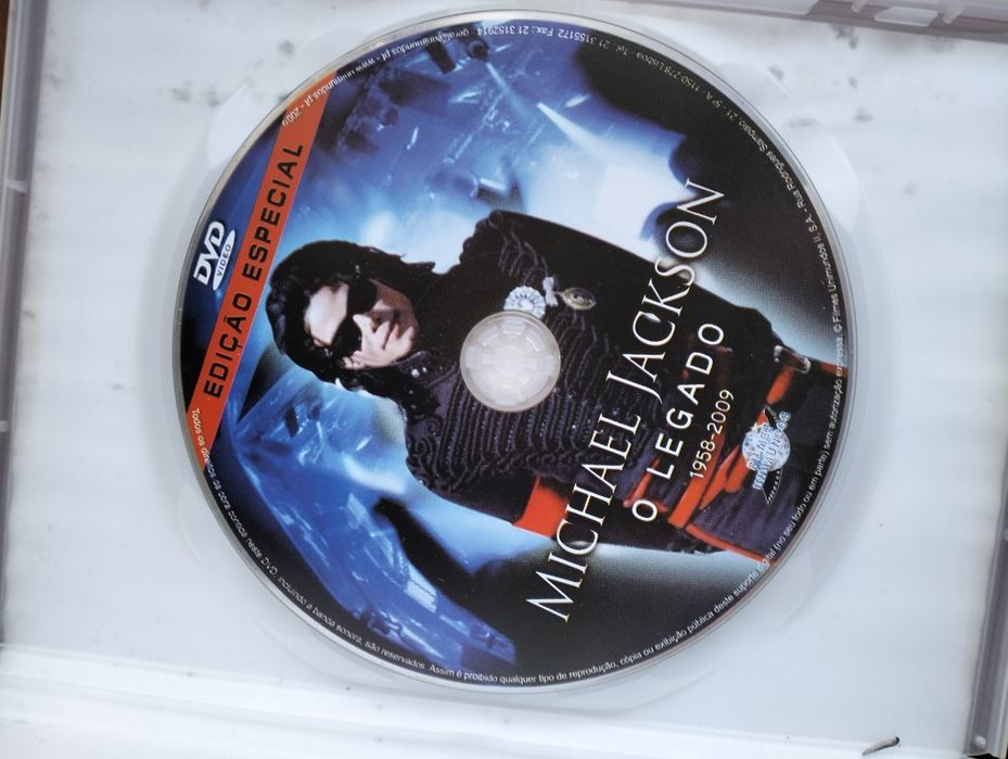 DVD Michael Jackson O Legado