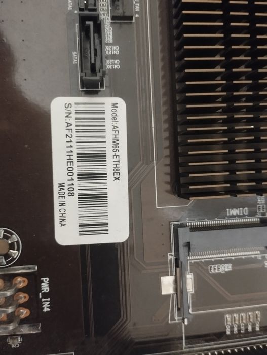 материнська плата AFOX AFHM65-ETH8EX. 
SVA - СПЕЦВУЗАВТОМАТИКА
+3
a