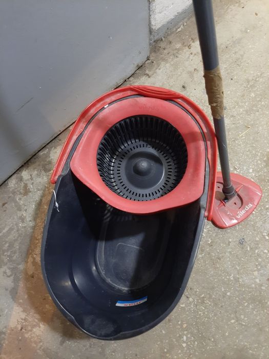 Wiadro vileda obrotowy turbo + Wiadro leifheit, mop