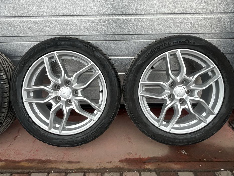 Felgi Koła Anzio 5/112/17 opony Uniroyal 235/45/17