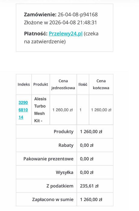 Perkusja Alesis Turbo Mesh Kit - Nowa rozpakowana