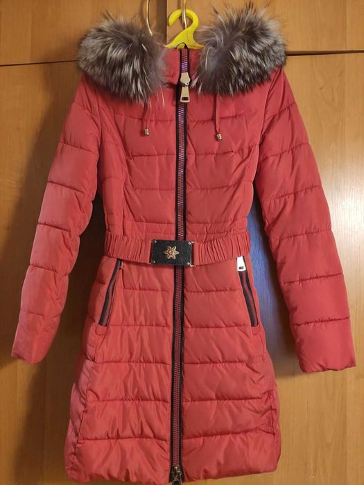 Женское зимнее полупальто