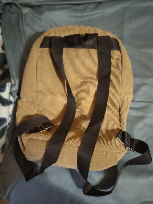 вельветовый вместительный рюкзак