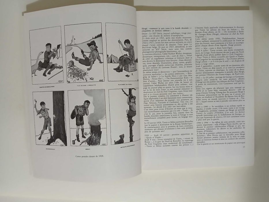 Entretiens avec hergé tintin et moi numa sadoul