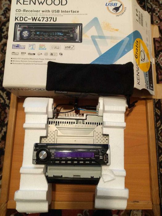 Автомагнітола Kenwood KDC-W4737U USB/CD, нова