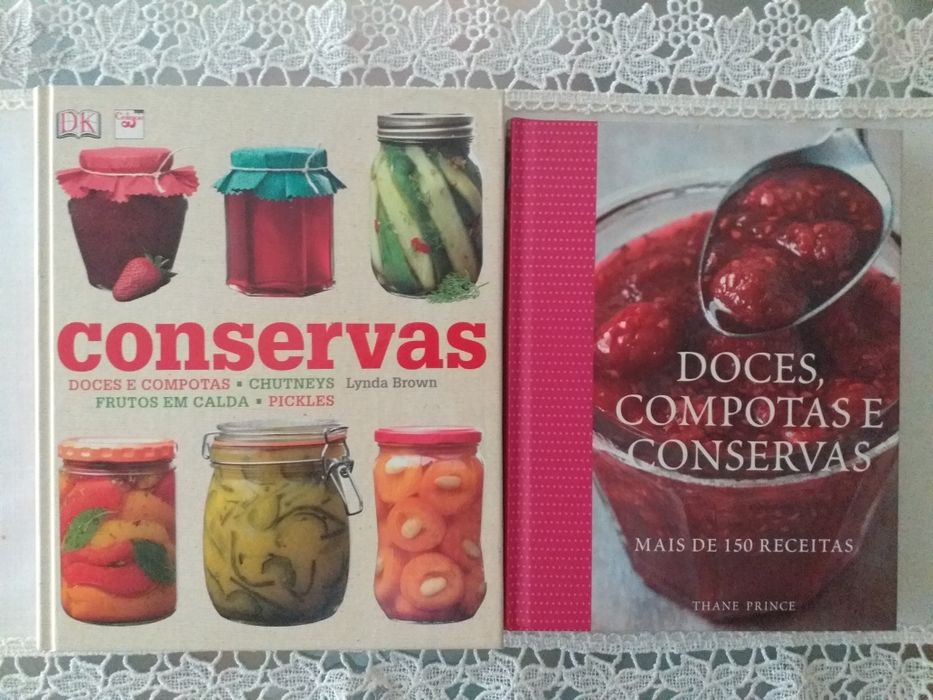 Livros"CONSERVAS"Horta Jardim"GOLFE"Doces Compotas"Cultivar legumes"H