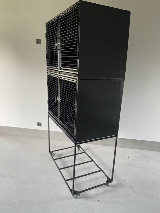 Клітка для собачок розбірна з 3-х секцій Дно з решітки а з низу піддон